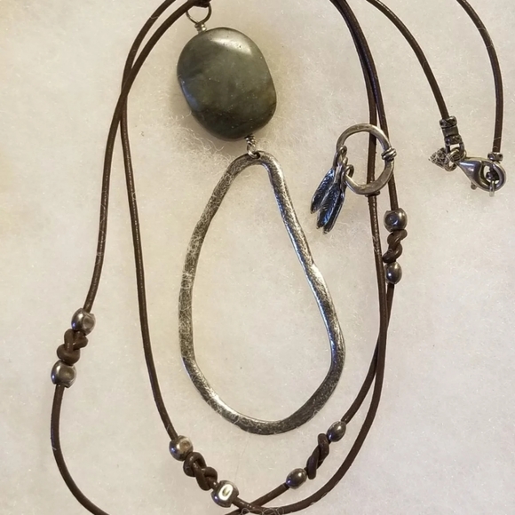 Silpada Sterling Leather Necklace - Picture 9 of 11